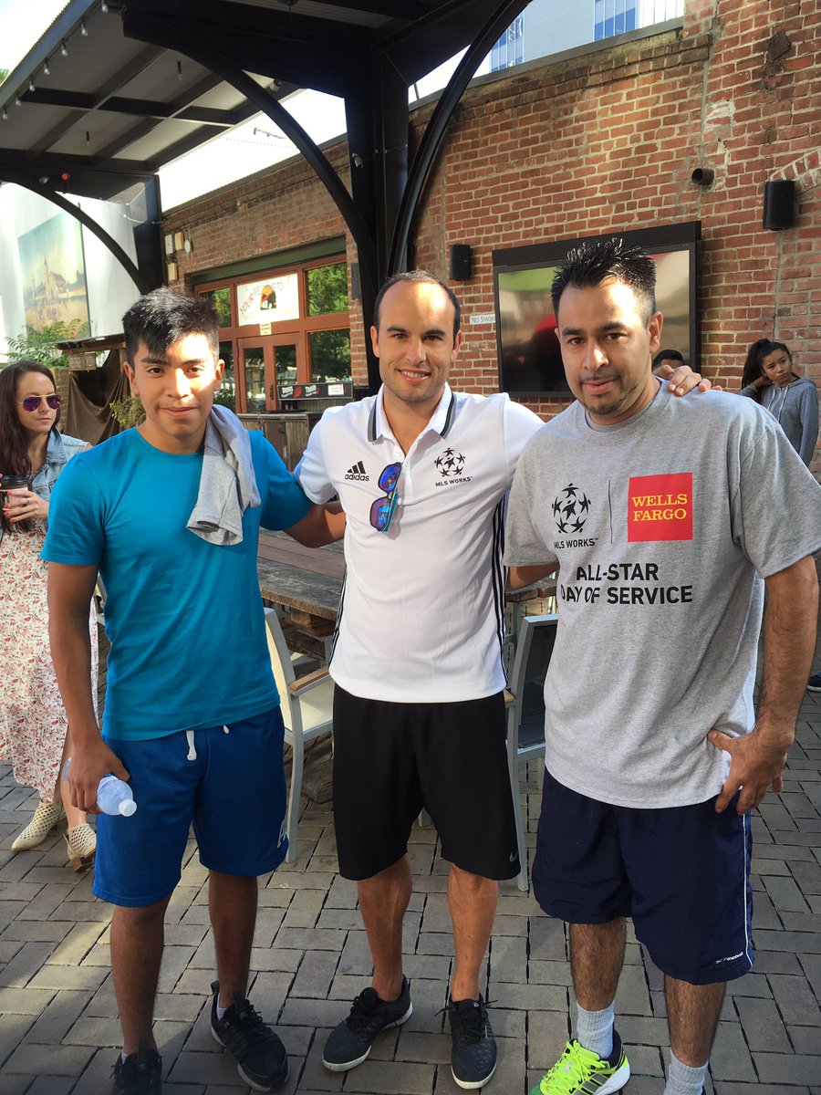 kctoros's tweet photo. Enjoying this great opportunity that @futbolMLS  @WellsFargo gave to those who serve the community through sports⚽️ https://t.co/wfLrYAYmf5