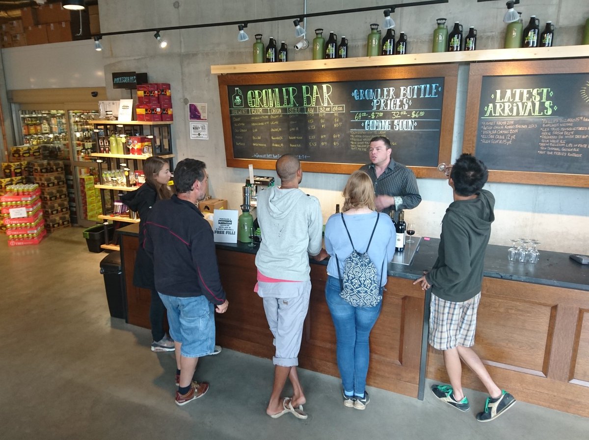 Drop by &amp; taste some Wash. St. wines with the one and only <a href="/pnwrager/">PNW Negociants</a> now until 7! #free #yycwine #yyc #vicparkyyc