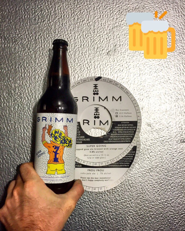 BeerStreetNY's tweet photo. NOW: #SuperGoing #Gose. THOS WKND: EVEN MORE SuperGoing &amp; #FrouFrou #IPA #lifeisgood #drinkbetterbeer #GrimmAles https://t.co/ijeZ4VgZsU