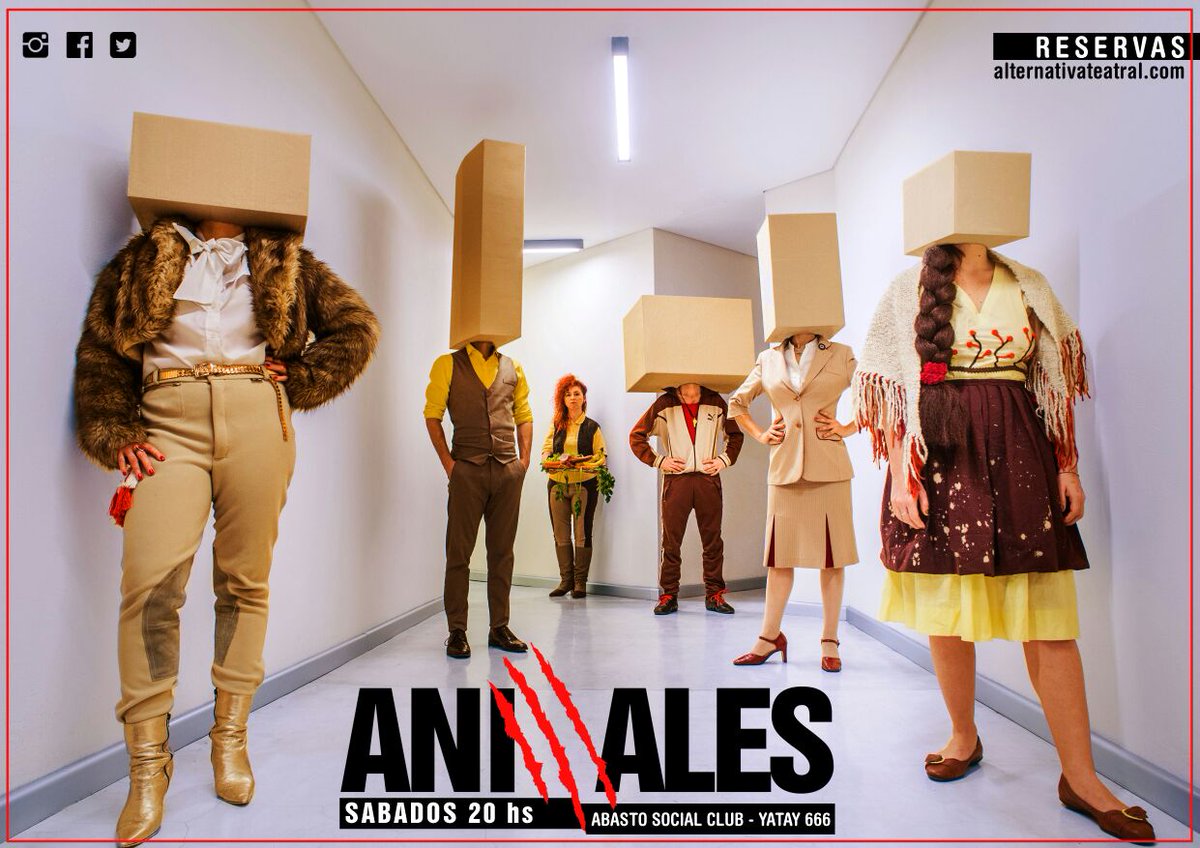 ANIMALES sabados 20hs Abasto Social Club !!!