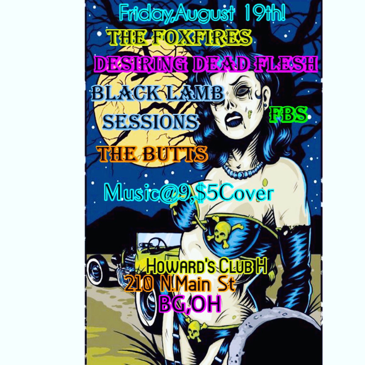 HowardsClub's tweet image. FRIDAY! #punkrock #livemusic #cheepbeer #bgsu #BGSUMoveIn #vivalabgmusicscene #supportlocalmusic