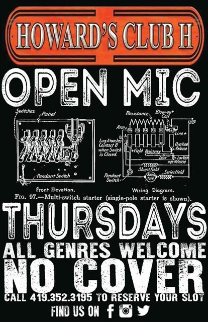 HowardsClub's tweet image. TONIGHT! #openmic #pintnight #bgsu #BGSUMoveIn #livemusic #vivalabgmusicscene #supportlocalmusic