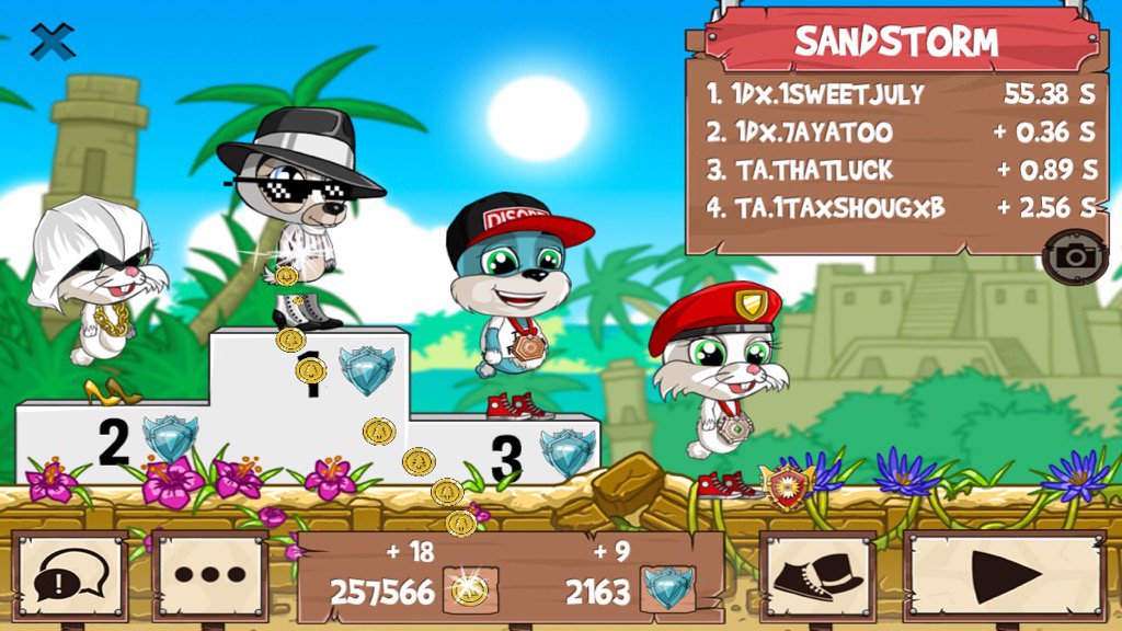 Mrs_Never0Wrong's tweet photo. All those guys just got washed #funrun2 #7ayatoo #Thatluck #1TAXSHOUGXB https://t.co/Hdo4TeVJp7