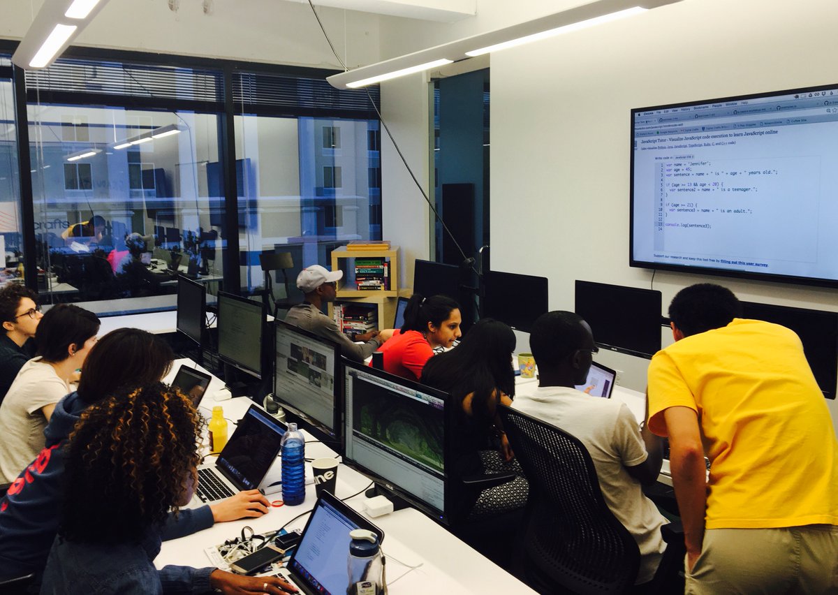 DgtlCrafts's tweet image. For loops? Push and split method? What??! #JavaScript101 w/ @airportyh last night. #BuilderOfThings #tbt