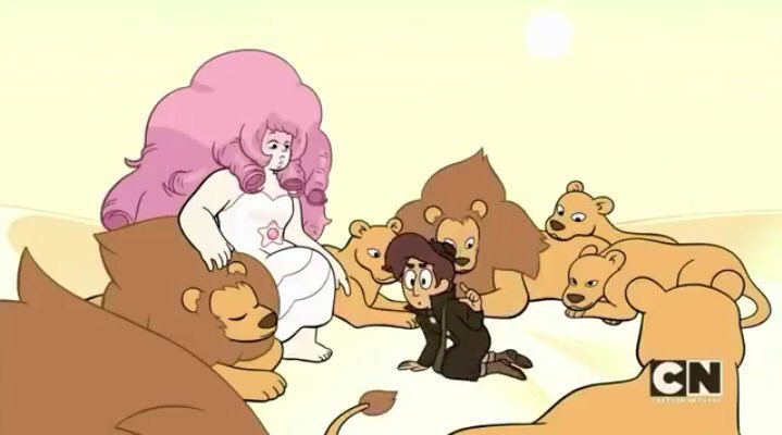 xGamingNinjax's tweet photo. Lions in the past with Rose. Lion that is with Steven now.
Explain👀
#StevenUniverse #BuddysBook https://t.co/9h4a5YhtBx