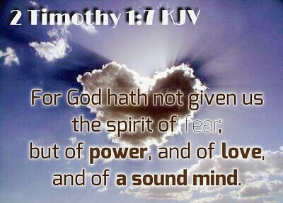 spirit of fear kjv