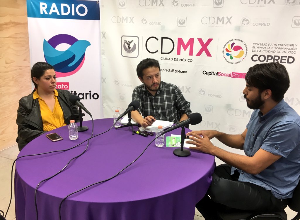 COPRED_CDMX's tweet photo. Hoy en @ConTrato_Igual ganadores/as del Premio de la Juventud CDMX: @xochmejia y Roberto Rodríguez. https://t.co/Q54dGeNG1R