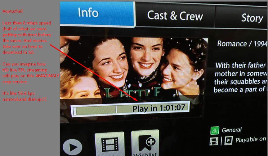 ThatActionGuy's tweet photo. OMG how much of a clusterf*ck is Fetch TV / Optus?!!
Less than 6 mbps &amp; an hour to download a SD movie!

#optusfail https://t.co/SyToBvdkVH