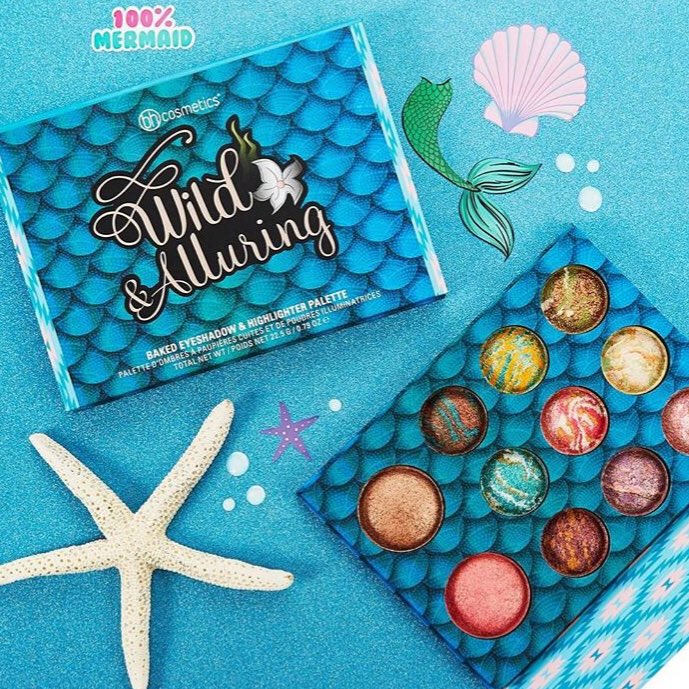 bhcosmetics's tweet photo. Make a splash with our shimmering marbleized Wild &amp; Alluring #BakedEyeshadow &amp; HighlighterPalette https://t.co/SdVHFpLErb