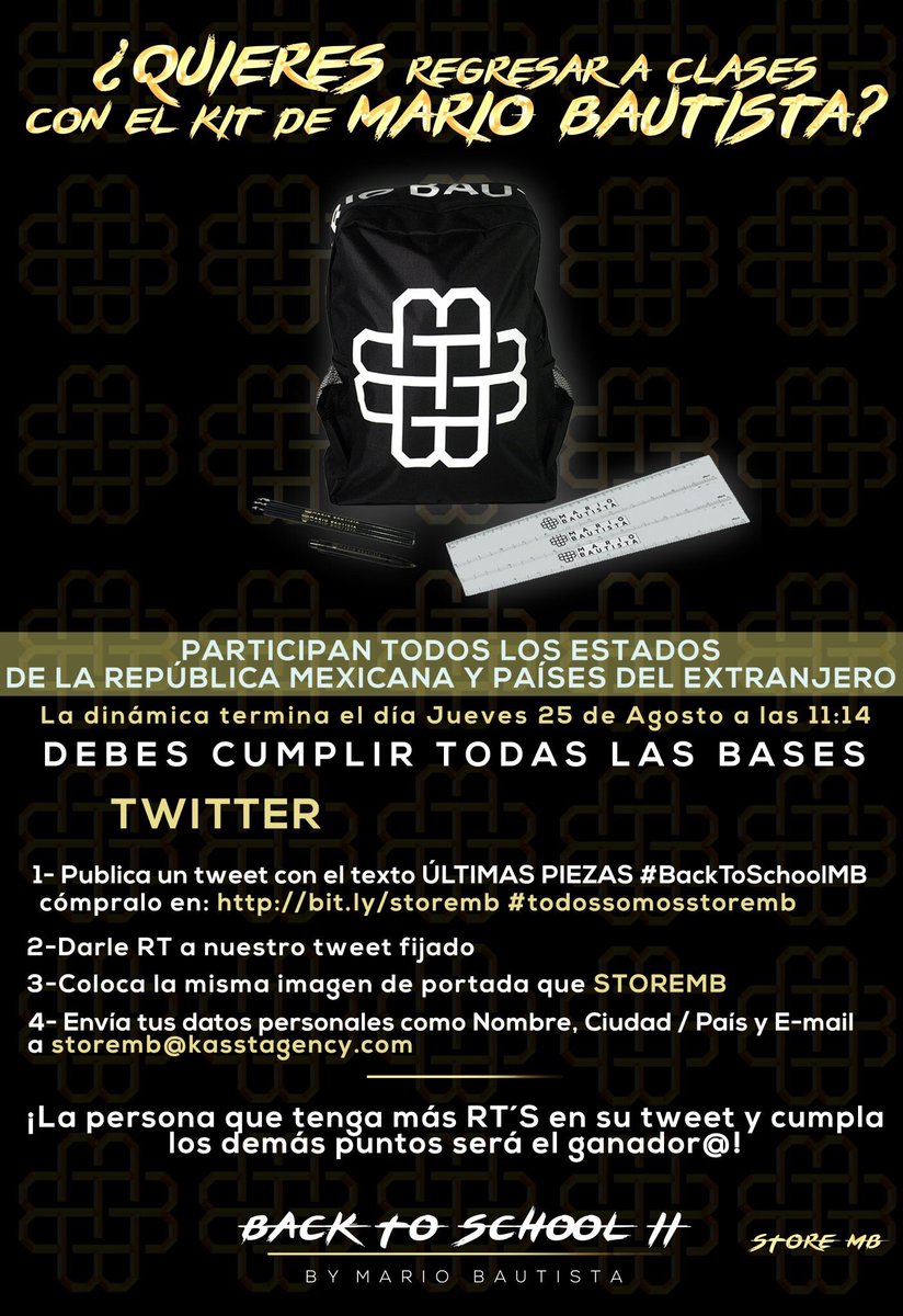 yaksiisidro's tweet photo. 🙈😍 ÚLTIMAS PIEZAS #BackToSchoolMB cómpralo en:https://t.co/fyxaZ0og5s #todossomosstoremb https://t.co/H8lbyWVhYI