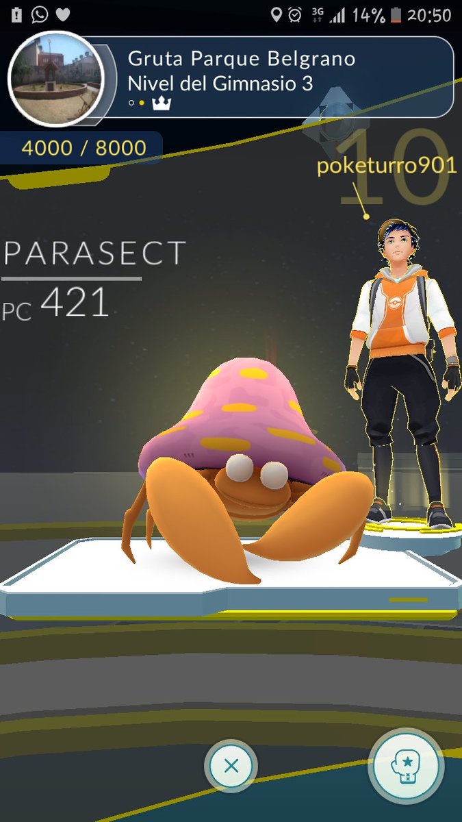 Claudic_68's tweet photo. @guiapokemongo @Pokemon @ArgPokemonGo @CentroPokemon #FelizJueves #PokemonGO Así termina el día mi chico 😆😊 https://t.co/00rJweMOUc