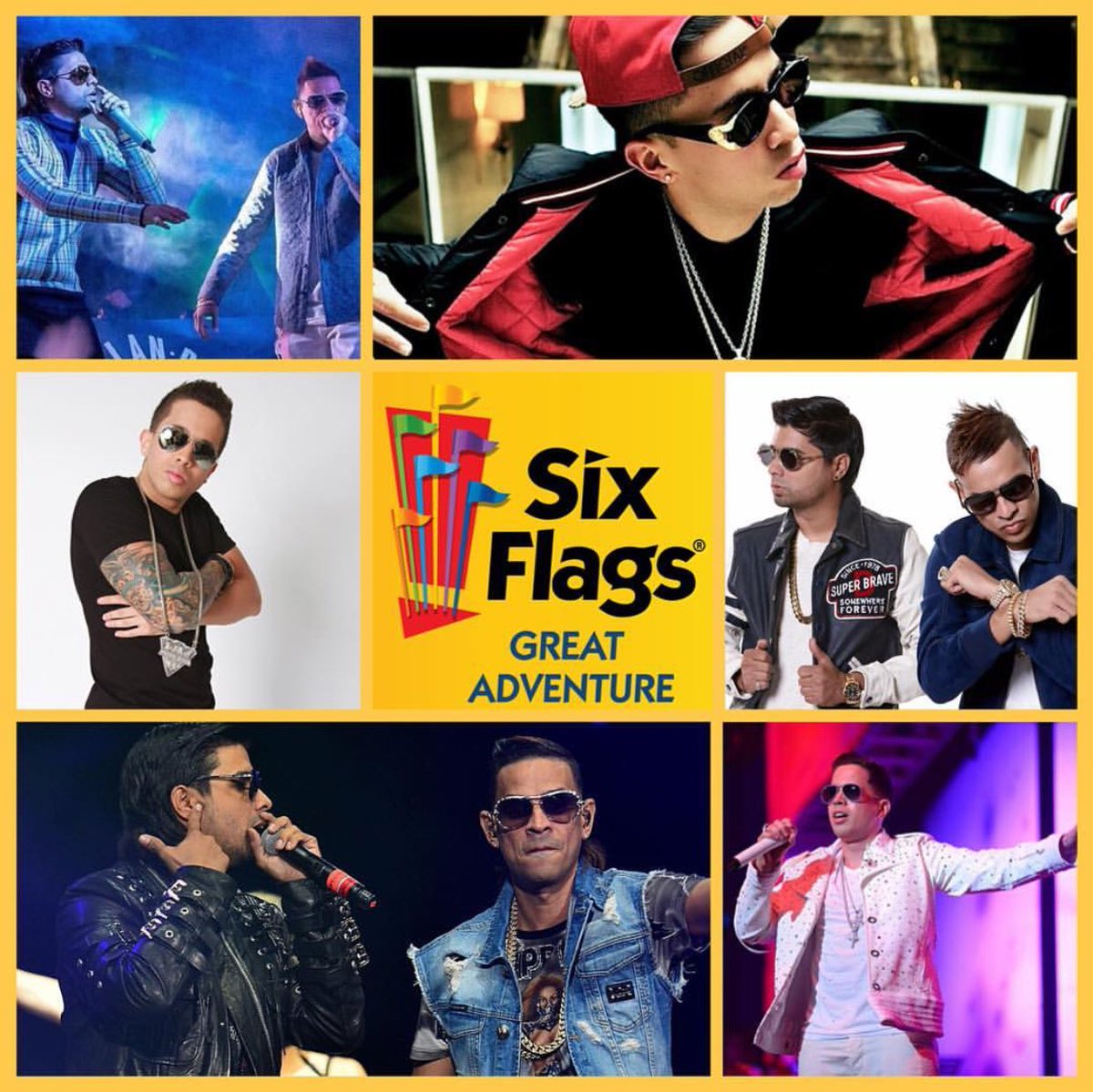 El proximo Sabado 27 estare con toda mi gente linda de <a href="/Mega979nyc/">Mega979</a> en #SixFlags New Jersey Get ready for the Madness