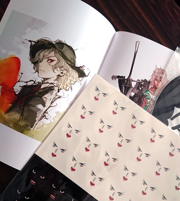 上田信舟 聖闘士星矢冥王異伝ダークウィング連載中 Pako先生からお宝を頂いてしまいました む むちゃくちゃ絵が上手い あたりまえ とっても好きな感じで良かったです 特に色がすごく好きです ありがとうございました Fgoやりたくなってきた