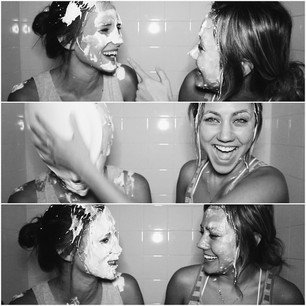 She threw pie in my face