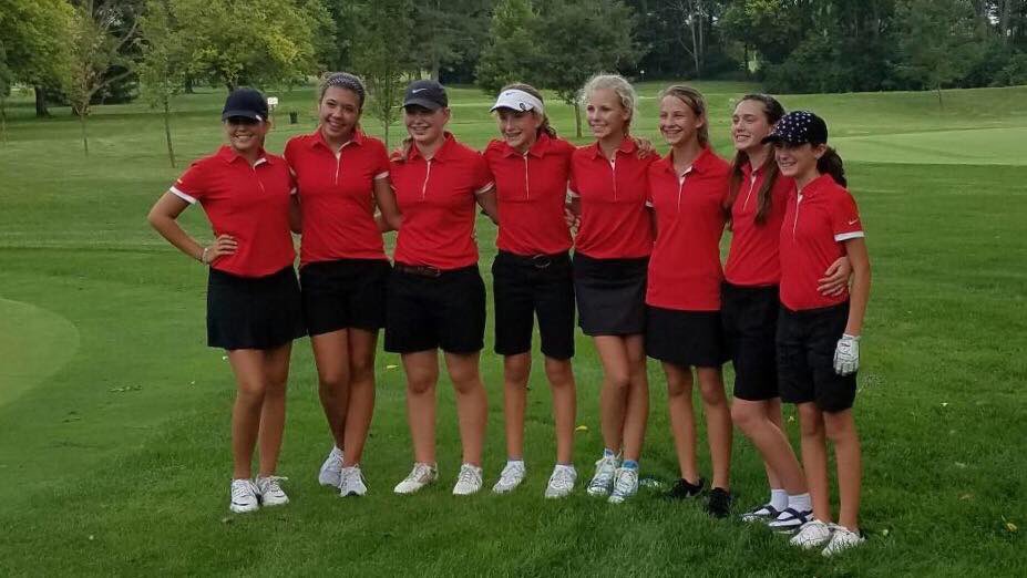 Congratulations to our <a href="/KJHKnights/">Kings Junior High</a> Girls Golf Team who brought home a W in their season opener against Milford! #WIN