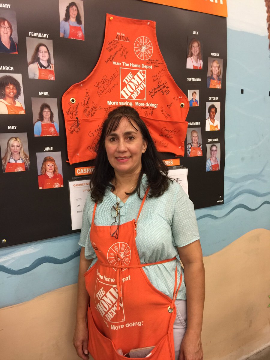 Congrats Aida for being cashier of the month! #Team6921