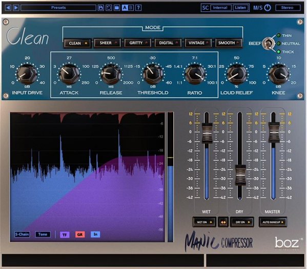 MasteringHitz1's tweet photo. #Boz_Digital New Plugin!! Artists, Producers Studios #MANIC_COMPRESSOR #Download_Now https://t.co/hhkKCgxco3 #RT https://t.co/yp7iV1DL9l