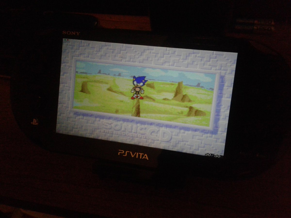 HackInformer's tweet photo. A little late night fun with Sonic CD..
#retrogaming #sega #psvita #vhbl https://t.co/GB4u35XChL