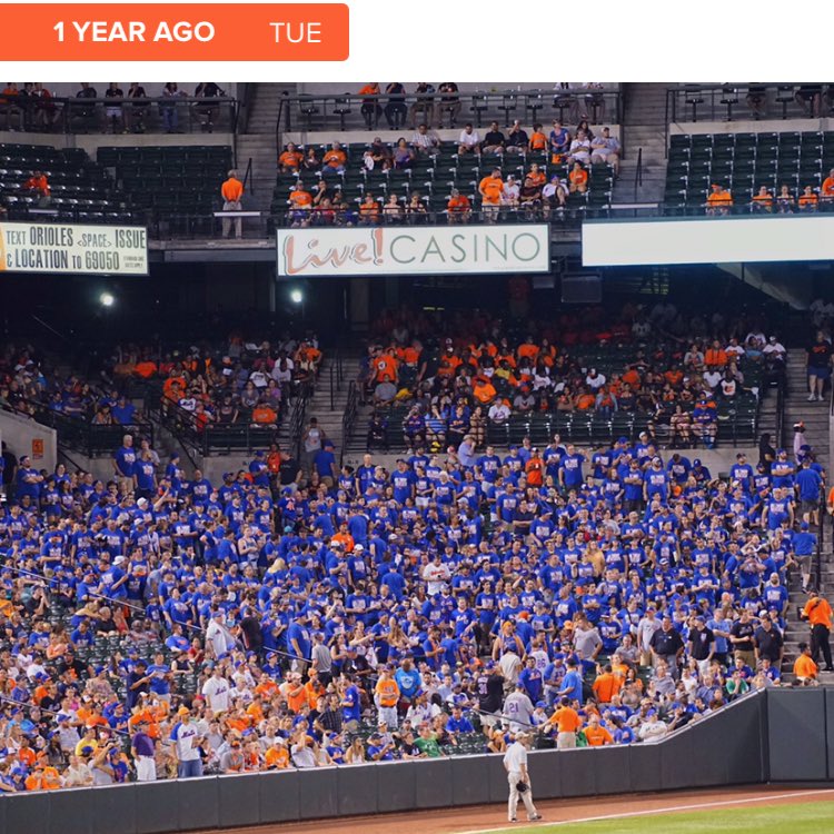 The7Line's tweet photo. 365 days ago. @The7LineArmy #BaltimoreInvasion. @mets @mikepiazza31 https://t.co/ys849xQ78G