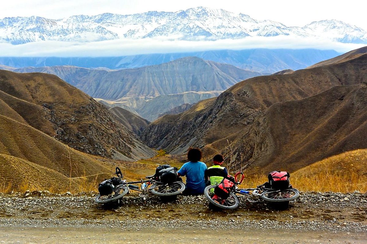 When you realise the climb up the washboard pass in Kyrgyzstan was all worth it #WorldPhotoDay #travel #adventure