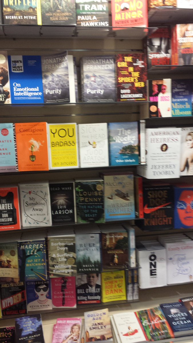 AlisonBulson's tweet photo. My flight is delayed, so why not #JDreads? Only,which to choose?! https://t.co/CQ0dBsZkhw