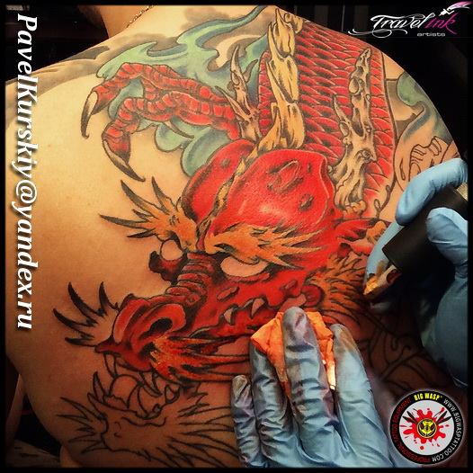 ComGotatu's tweet image. done by Pavel Kurskiy from Russia with big wasp cartridges.
ohyeahtattoo.com