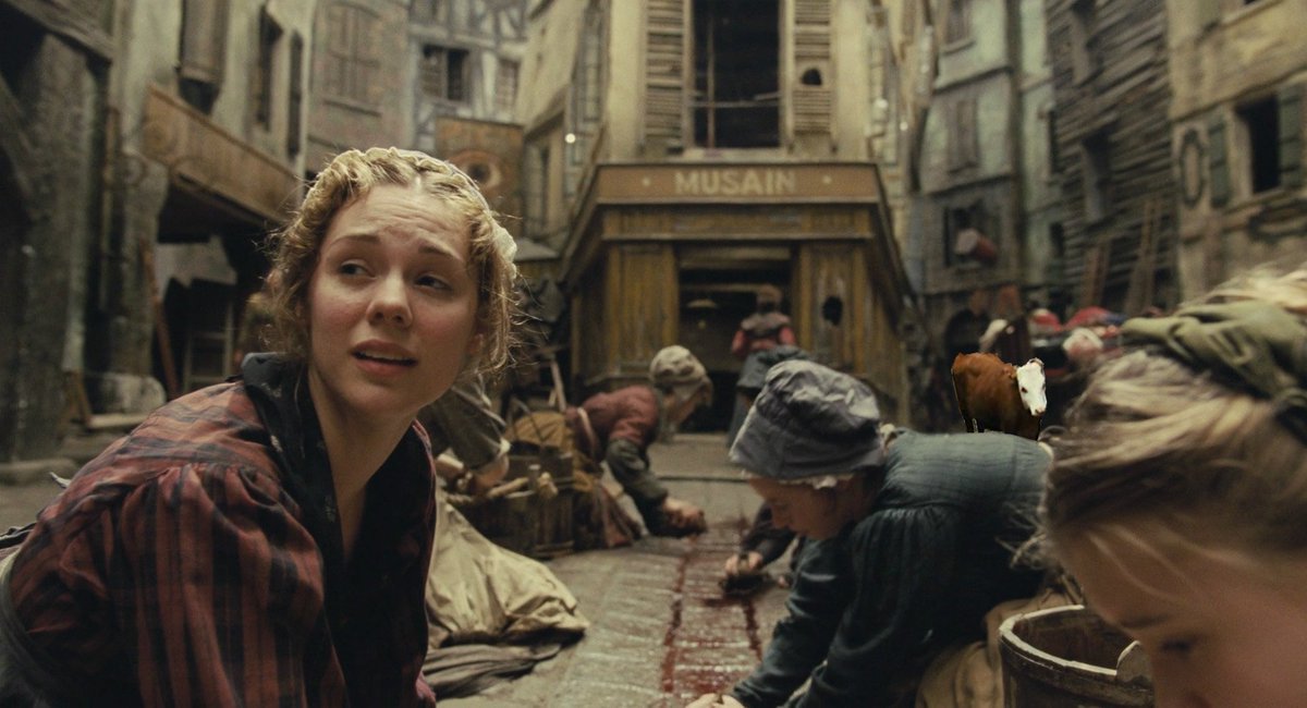 RevoMOOtion's tweet photo. Why am I here. #backgroundcow #lesmis https://t.co/JoqhIzJvWu