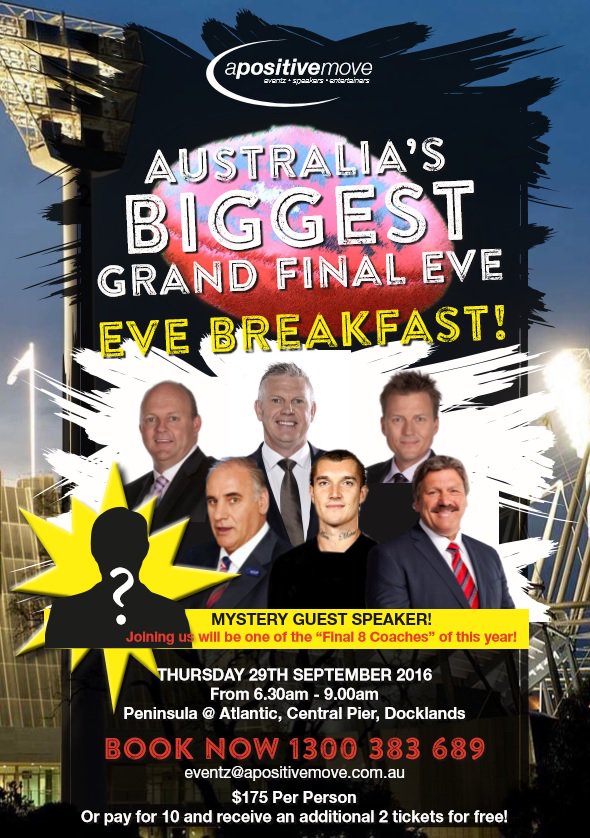 apositivemove's tweet photo. Join host @BTBrianTaylor with our Legends and Stars
@james_brayshaw #Bill @SpudSays @DustinMartin4 #SamKekovich https://t.co/AAELf3uIWq