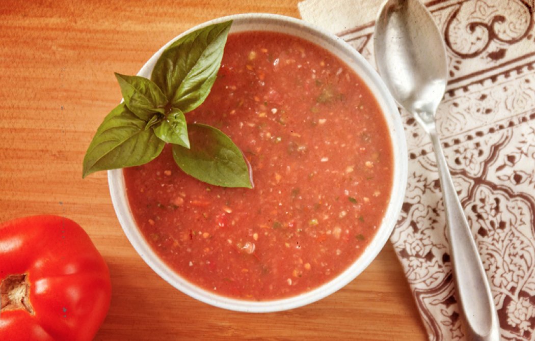 RissaM's tweet photo. If you have as many tomatoes as us, you need my mom's gazpacho recipe! https://t.co/rTcAtY5a0k https://t.co/Dvl4piWRhe