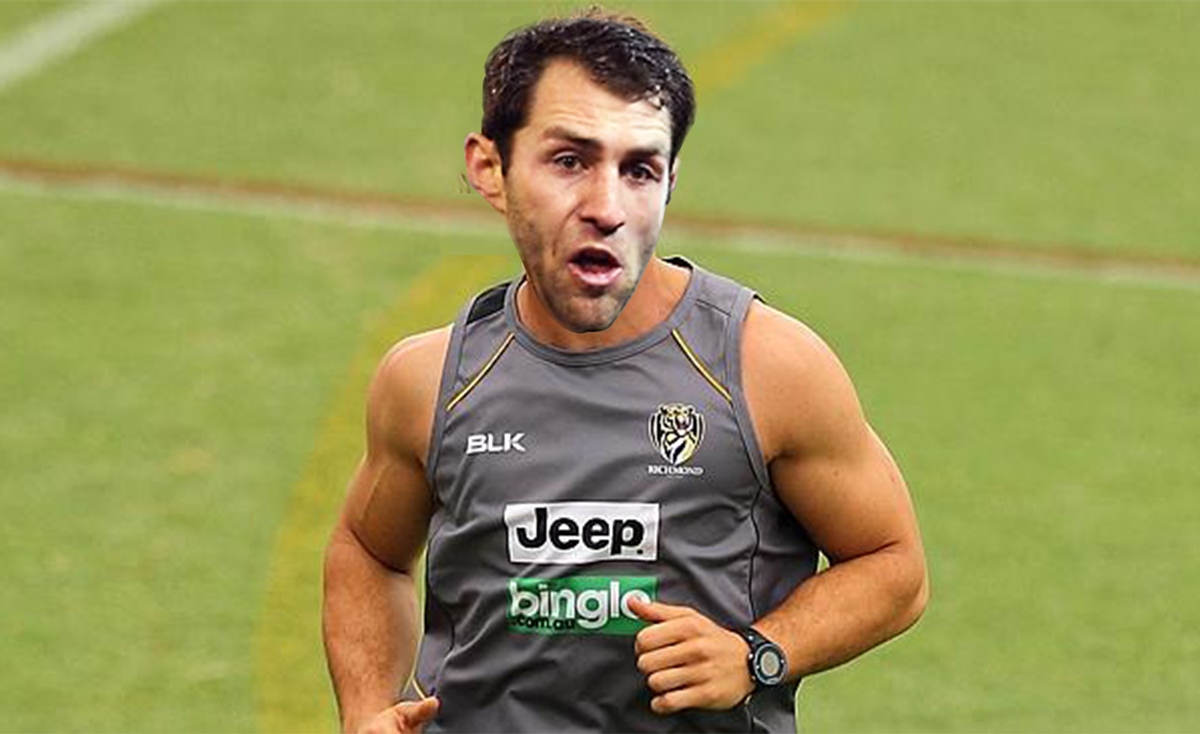 jock_reynolds's tweet photo. Tigers - what's a fair price to see this bloke running around Punt Rd? https://t.co/vKKvEpj59W