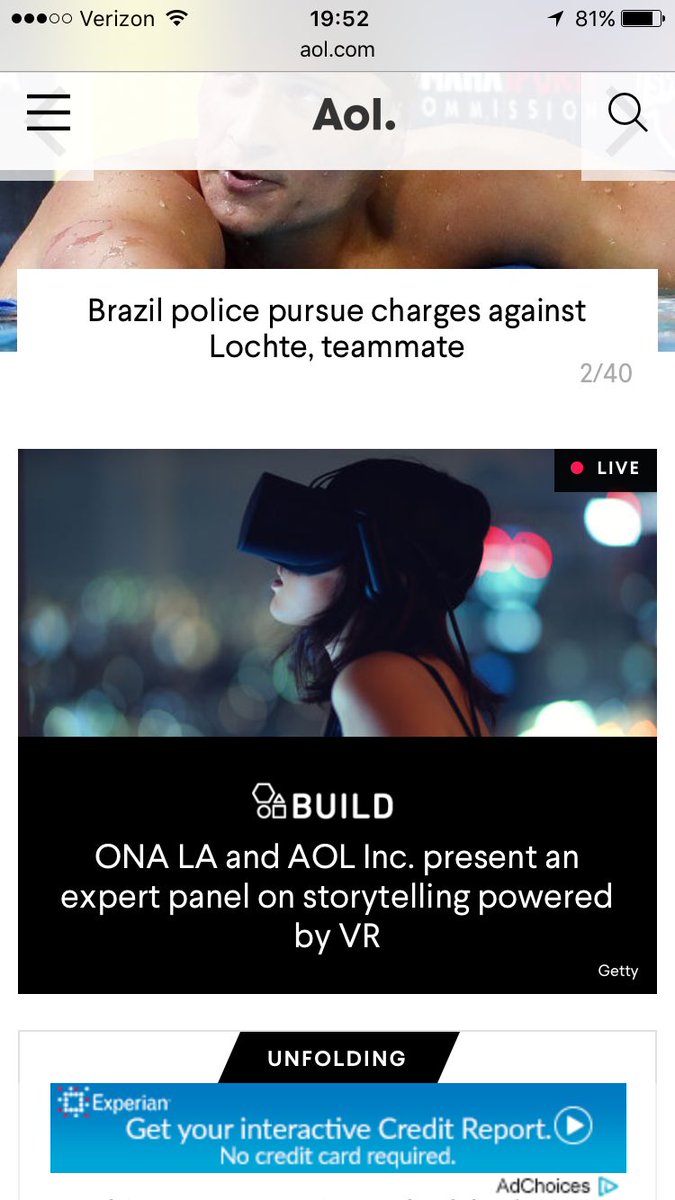 Don't miss this amazingly interesting panel on <a href="/AOLBUILD_tech/">AOL BUILD_tech</a> #VirtualReality #ThisIsAOL #onala