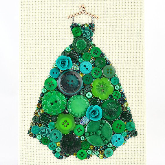 DesignFluor's tweet image. Коллаж из пуговиц