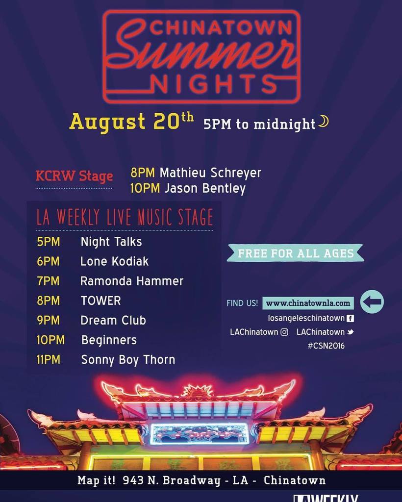 Come join #sonnyboythorn this Saturday at #chintownsummernights show time 11 pm #freeshow #allages