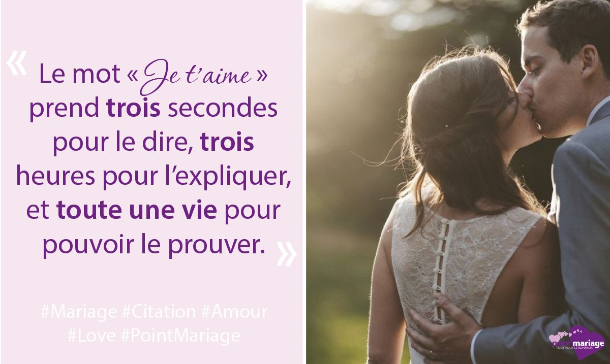 Point Mariage Retour Sur Votre Citation Preferee Je T Aime Likez Si Vous Etre D Accord Avec Cette Citation T Co Wbuaykiosh Twitter