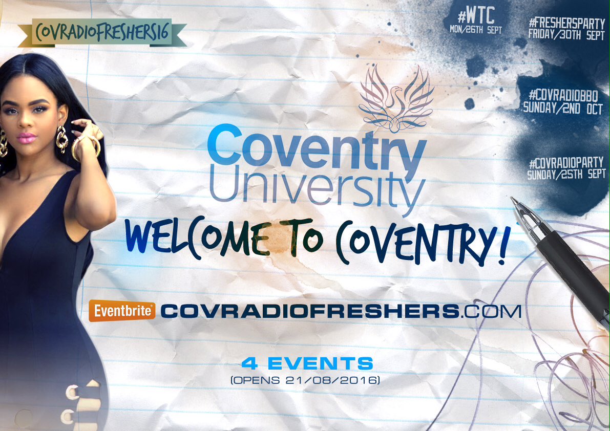 NAllNight's tweet photo. 🚨🚇CALLING ALL COVENTRY FRESHERS 🚇🚨
First Event For Your Calenders = #WTCoventry 📆

Mon 26th Sept @CovRadio_ https://t.co/wX443VPZLR