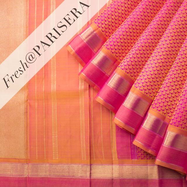 parisera's tweet photo. #NewAtParisera:Dramatic & lyrical drapes in a new range of Kanjivaram silks from Kanakavalli https://t.co/6Nhmu2NRUy https://t.co/polRNJGzy3