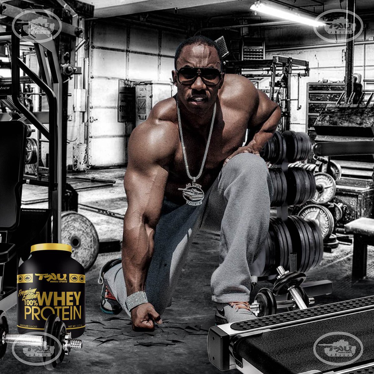 U can be with us or against us but u will not stop us! Tru Muscle Sports coming soon.#fitness