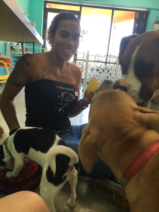 @redhot_tori is a dog whisperer. Such fun FINALLY @TheDogCafe_LA and listening to @CIPYDPodcast all day<a class="tags" target="_blank" title="On Twitter" href="/?out=eyJ0eXAiOiJKV1QiLCJhbGciOiJIUzUxMiJ9.eyJpYXQiOjE3MjQ0Mzk5MjcsImlzcyI6InR3cG9ybnN0YXJzLmNvbSIsIm5iZiI6MTcyNDQzOTkyNywiZXhwIjoxNzU1OTc1OTI3LCJyZWRpcmVjdF91cmwiOiJodHRwczovL3R3aXR0ZXIuY29tL3JlZGhvdF90b3JpIn0.vPuPE1emdgyYAgqDHnBYdesYpcMF-QSyGbFFtUXt9e0uXIQJvONmROTjFrbatdj_amjDgUyebsdExtvVHp8m3Q">@redhot_tori</a><a href="/tag/spanking"class="tags"><span>#spanking</span></a><a href="/tag/spanko"class="tags"><span>#spanko</span></a><a href="/tag/spankee"class="tags"><span>#spankee</span></a><a href="/tag/spankingaward"class="tags"><span>#spankingaward</span></a>