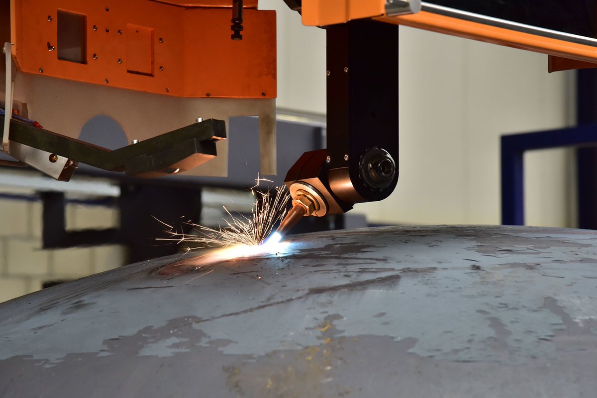 HGGGroup's tweet photo. #3Dcutting #PressureVessel 
Cut it all on one machine! More pressure vessel cutting: https://t.co/OUDPAyypvE https://t.co/84bNK6qfJ2