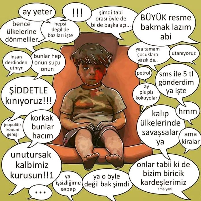Mazlumların dünyasında kıyametler koparken, zalimlerin yastığına rahatlık verme Allahım.. ☝
#syria #halep #Ümran