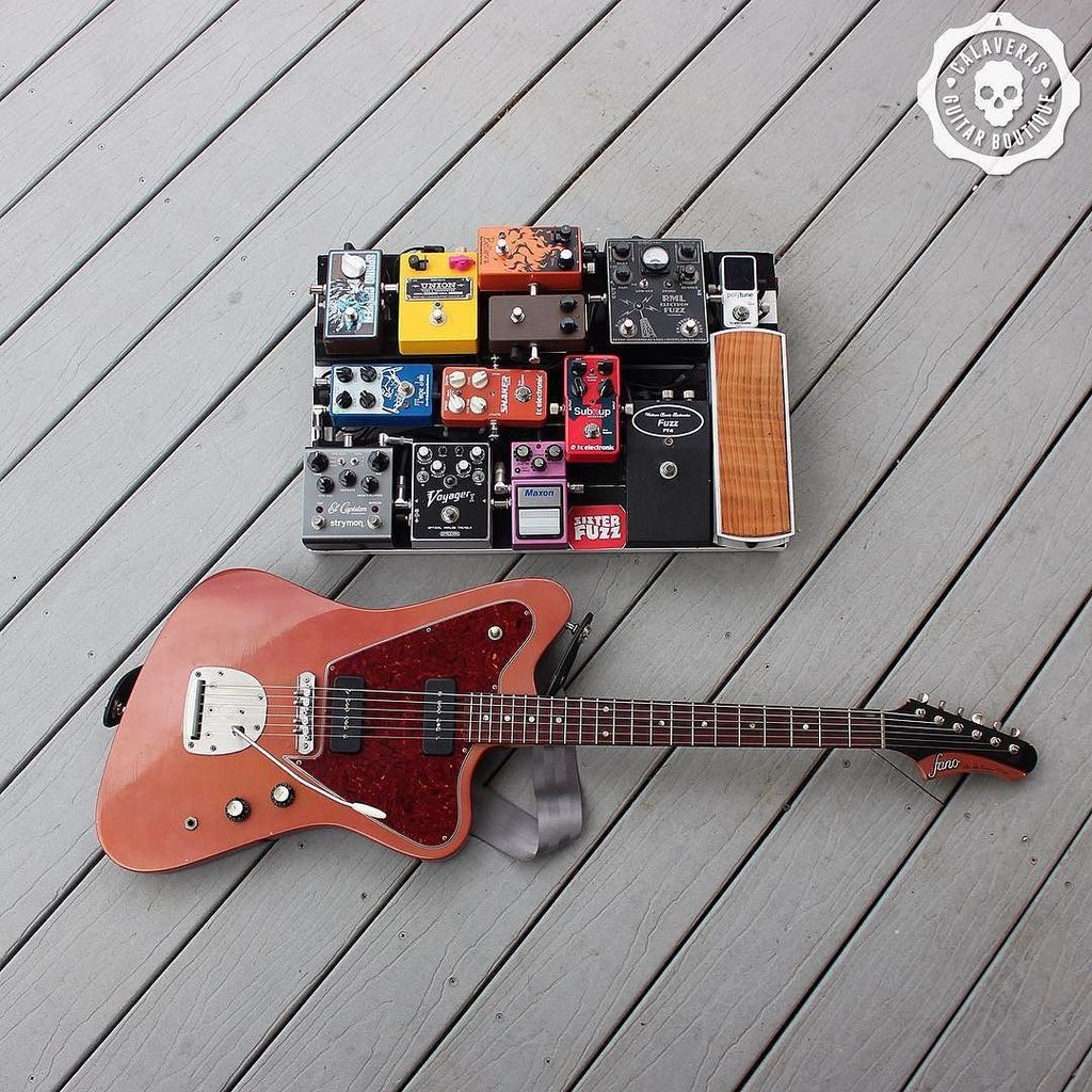 melonpanmedia's tweet photo. More rig shots! #calaverasguitarboutique #fanoguitars #sisterfuzz #pedalboard #pedalsandef… https://t.co/hfOW0TQC2b https://t.co/L7NBOihgFZ