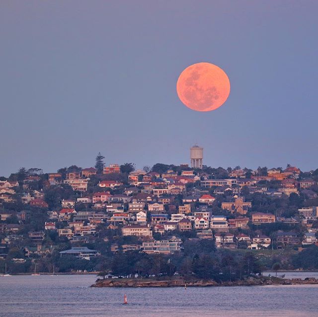 Australia On Twitter Check Out The Full Moon In Sydney Last