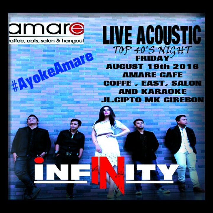 Infinityband23's tweet photo. Tonight , INFINITY on stage @AmareCafe https://t.co/hfVhoIjKAN