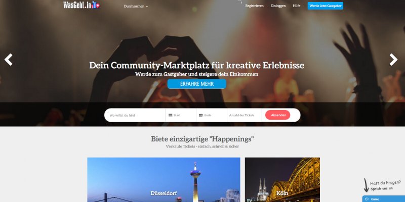 StartupBrett.de (@startupbrett) on Twitter photo #Startup vorgestellt: <a href="/WasGehtIn/">WasGeht.In</a> Community-Marktplatz für kreative Erlebnisse startupbrett.de/wasgeht-in-dei…
#startupbrett #Startup vorgestellt: <a href="/WasGehtIn/">WasGeht.In</a> Community-Marktplatz für kreative Erlebnisse startupbrett.de/wasgeht-in-dei…
#startupbrett