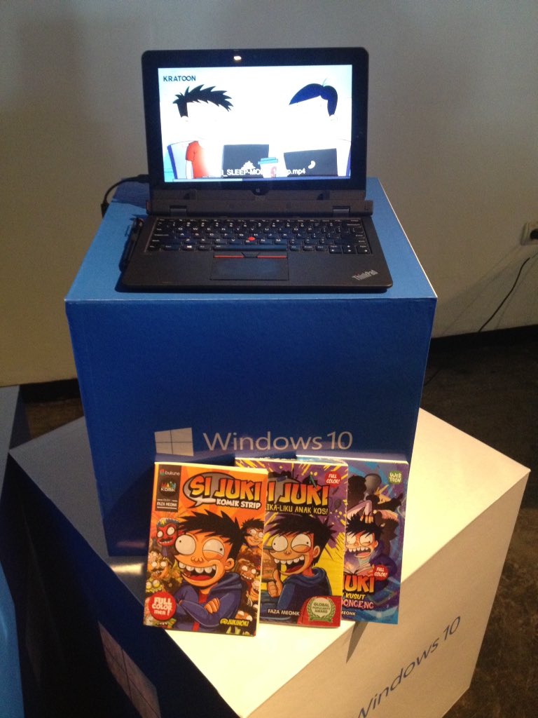 cleo_ind's tweet photo. Windows 10 dilengkapi berbagai fitur kreatif seperti Sketchpad yg digunakan oleh animator Faza Meonk #WindowsNow https://t.co/GVoiuiuACq