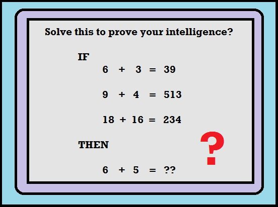 Go4IQTest's tweet image. Solve this to prove your intelligence.
Take a free iq test online visit - bit.ly/2aPNXnz