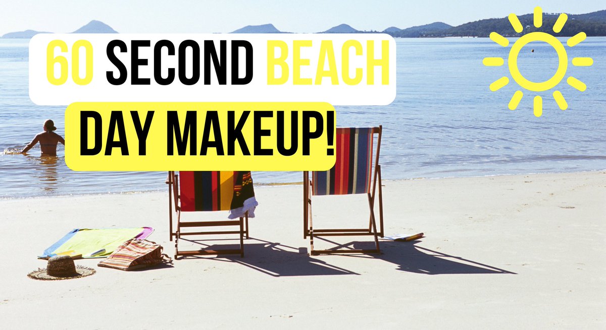girlvsmakeup1's tweet photo. Here's My 60 Second Beach Day Makeup! - https://t.co/vZ3fn7gVwK #bbloggers #60secondmakeup #makeupvideo #makeup https://t.co/NAoHhjjr8r