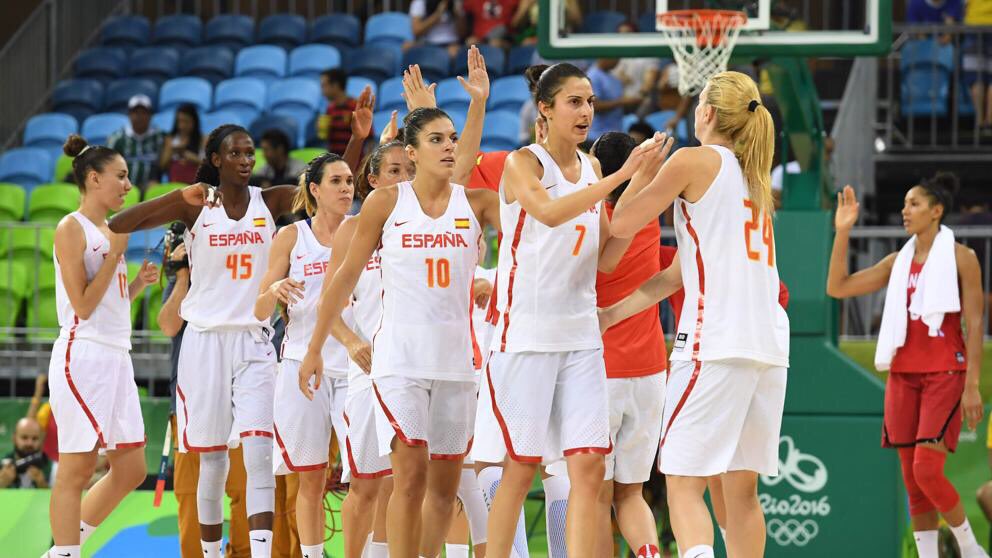 Enhorabuena a la seleccion española de basket femenino. Un gran triunfo,  A por el oro...
