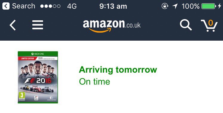 ILMJames's tweet photo. Y u do this @AmazonUK? Thought pre-ordering was so you could get it on the day it came out, not the day after....🙄 https://t.co/QQ9uIlJYQ3