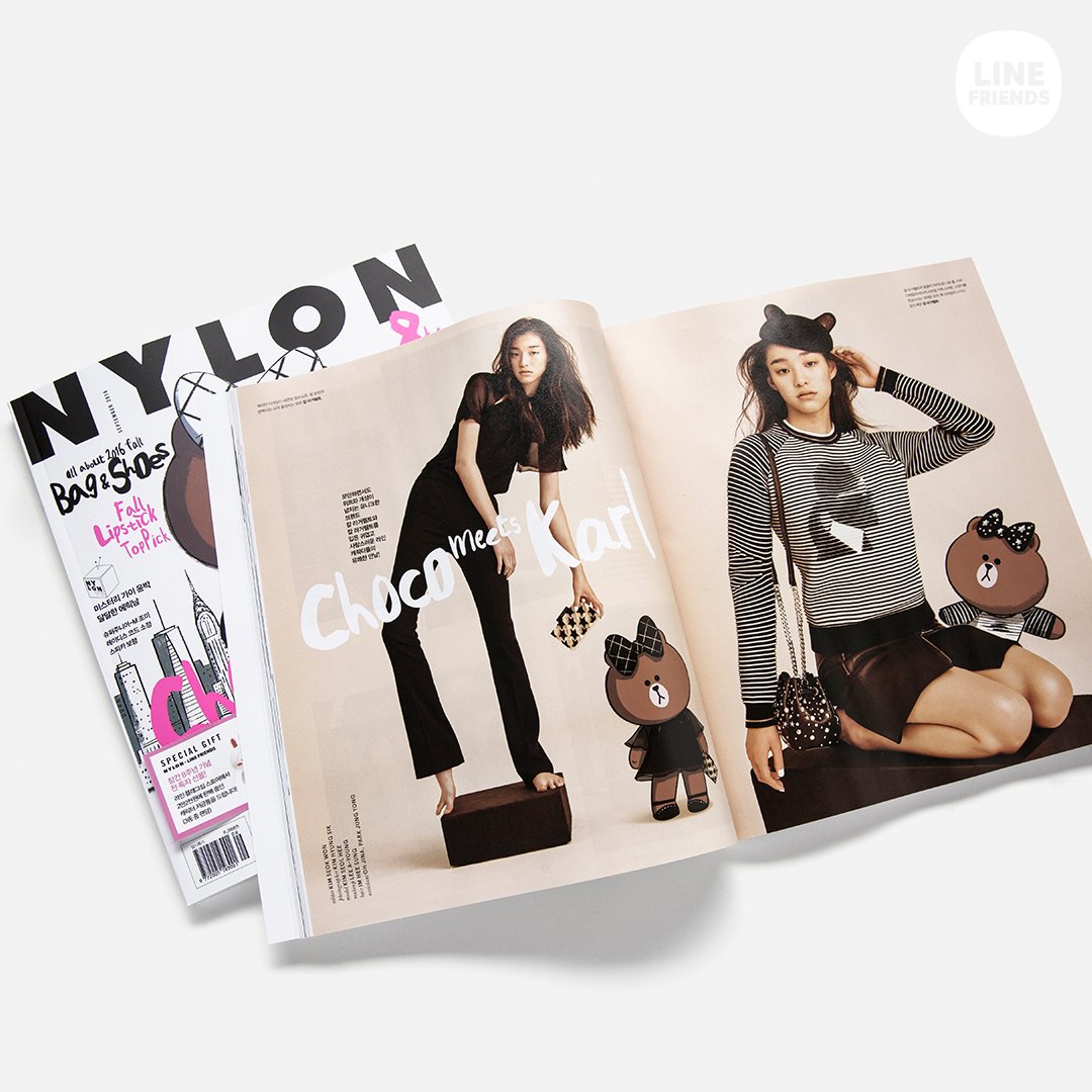 _LINEFRIENDS's tweet photo. CHOCO the Cover Girl
Became the Muse of Karl Lagerfeld
#CHOCO #KARLLAGERFELD #NylonKorea #circusar #LINEFRIENDS https://t.co/hc0NRfe1nO